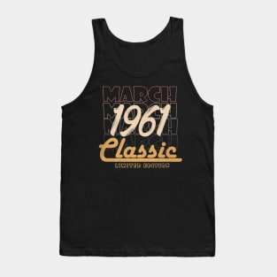 march 1961 birthday Tank Top